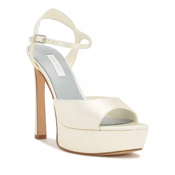 Jimmy Choo copy: Women's Legacy Bridal Platform Stiletto Dress Sandals - Picture 3 of 4
